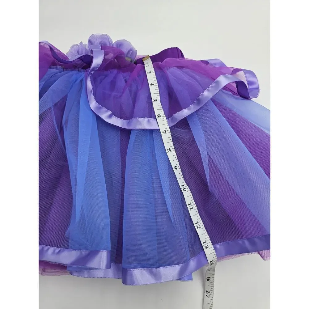 Weissman Dancewear Girl's Blue and Purple Flower Dance Tutu Skirt/Fairy Dress Up